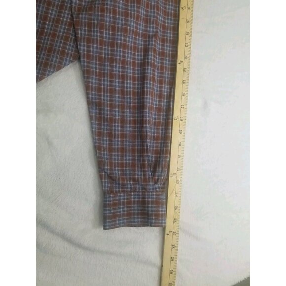 Plaid  Button-Up Shirt size 2XT By ROWM 100% Cotton - Picture 8 of 8